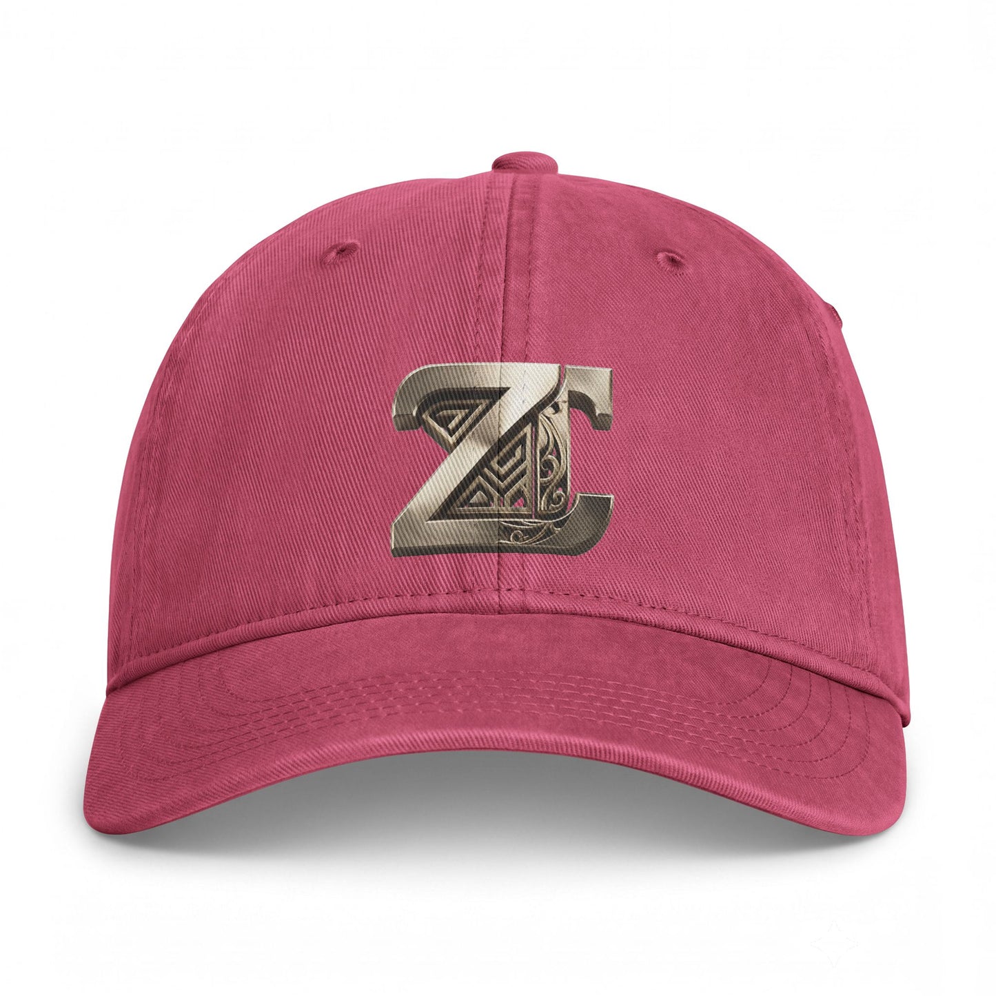 Washed Coastal Cap — Embroidered 'Z' Monogram Hat