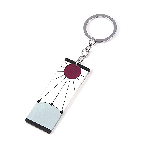 Demon Slayer Tanjiro Earring Inspired Keychain Style 2