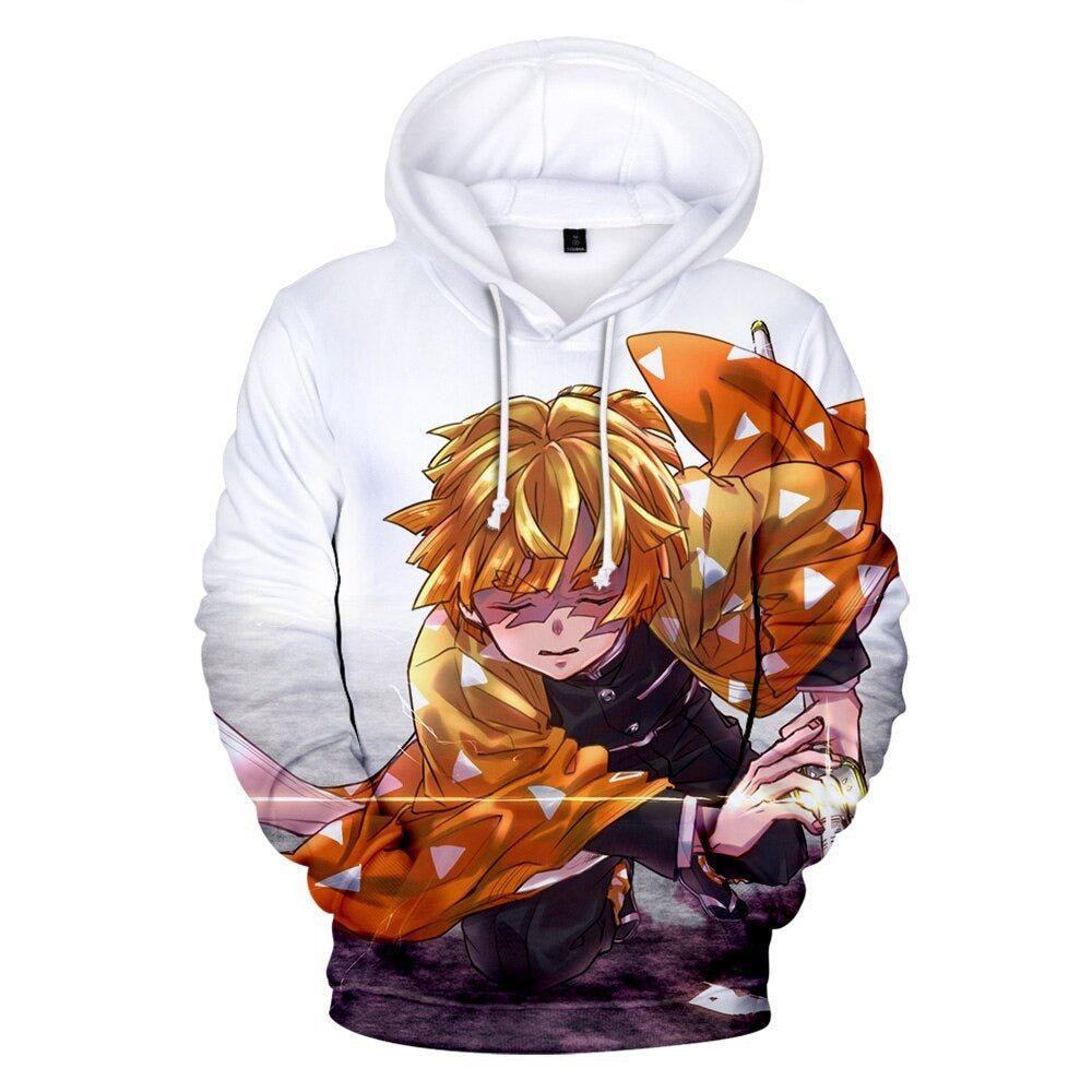 Zenitsu Sleeping Attack 3D Hoodie