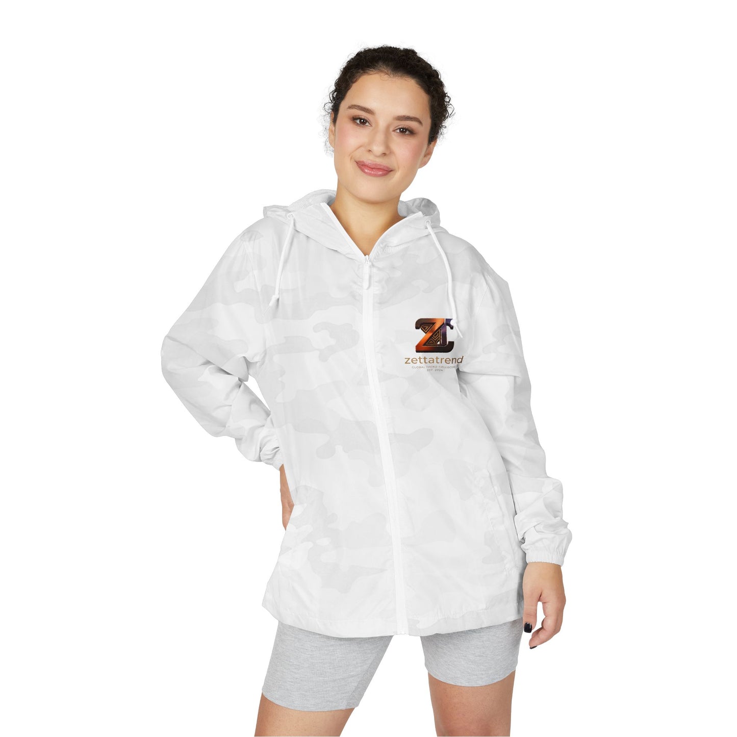 Windbreaker Jacket — Camo 'Z' Logo Windbreaker