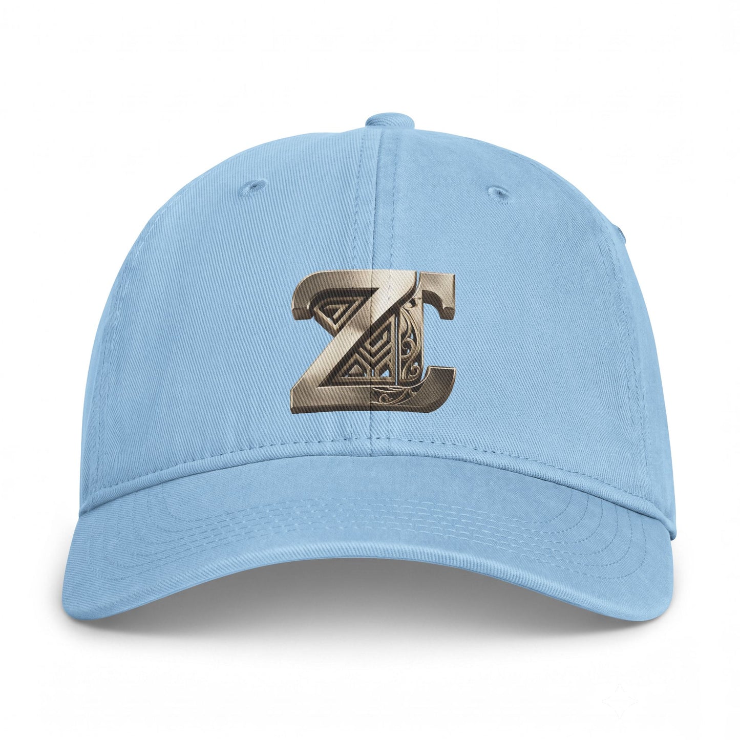 Washed Coastal Cap — Embroidered 'Z' Monogram Hat