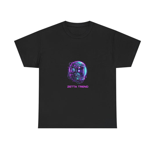 ZettaTrend Astronaut Helmet Tee - Futuristic Space Theme
