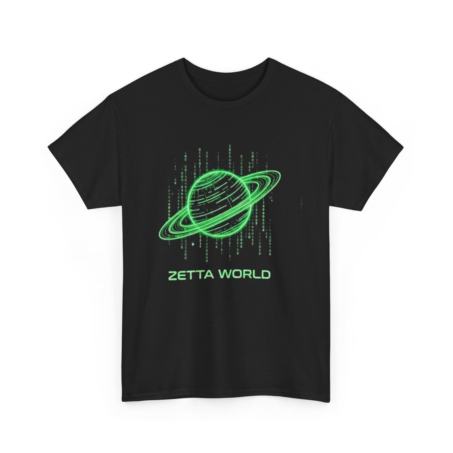 T-Shirt — Zetta World Neon Planet Graphic Tee