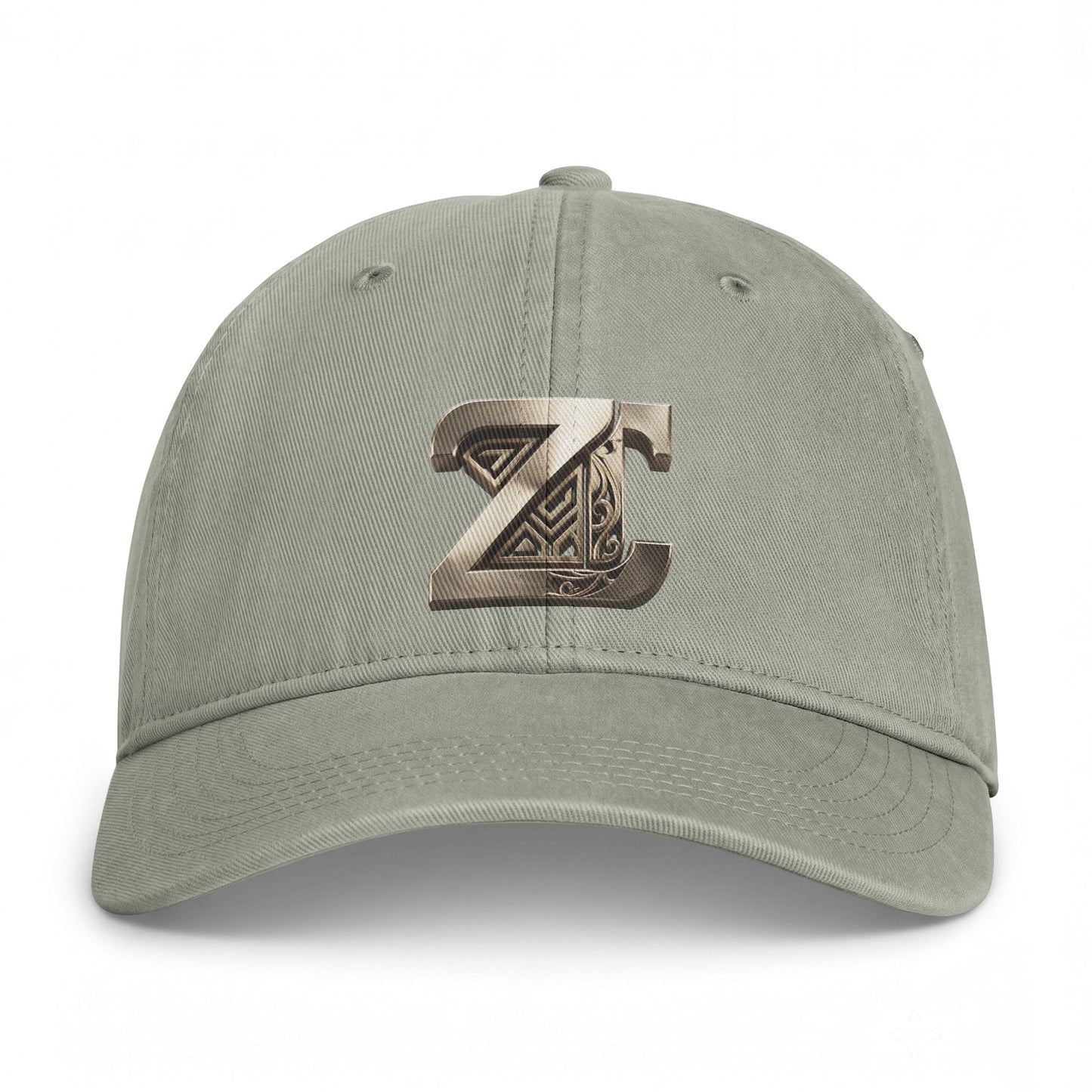 Washed Coastal Cap — Embroidered 'Z' Monogram Hat