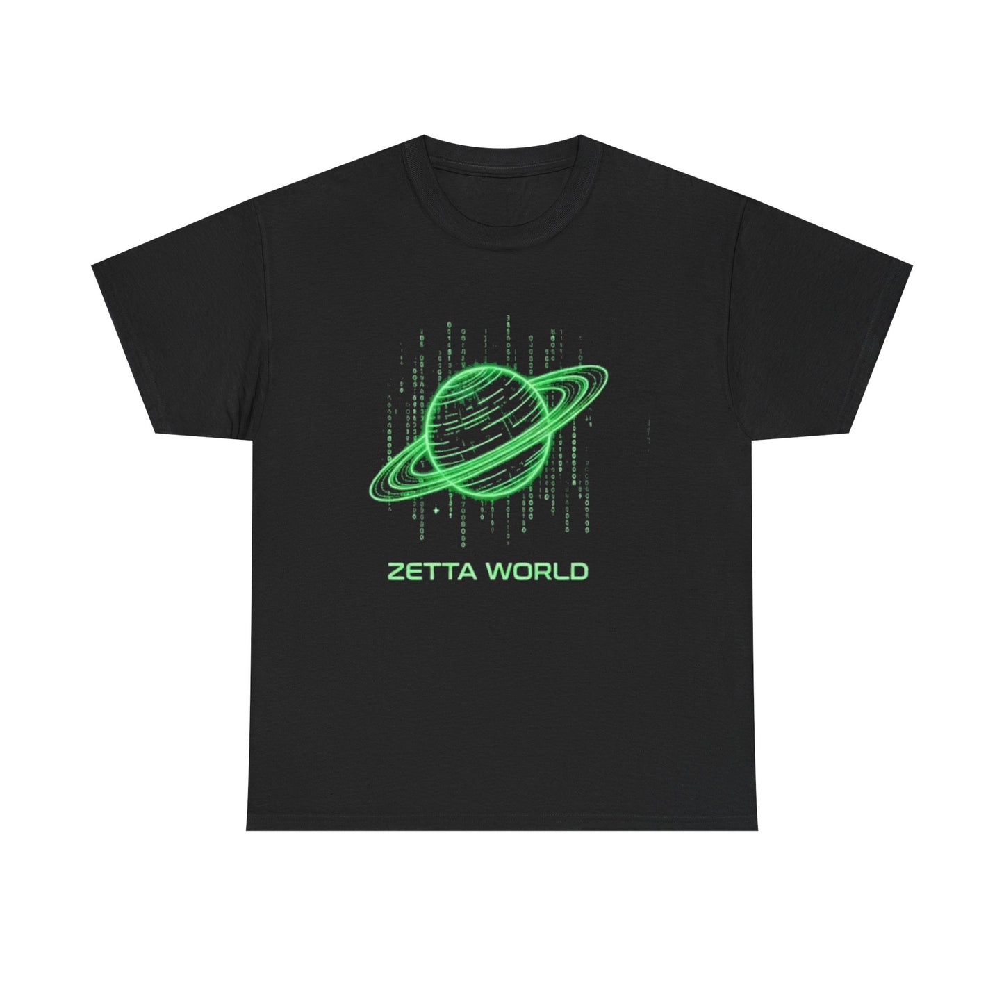 T-Shirt — Zetta World Neon Planet Graphic Tee