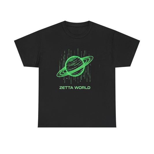 T-Shirt — Zetta World Neon Planet Graphic Tee