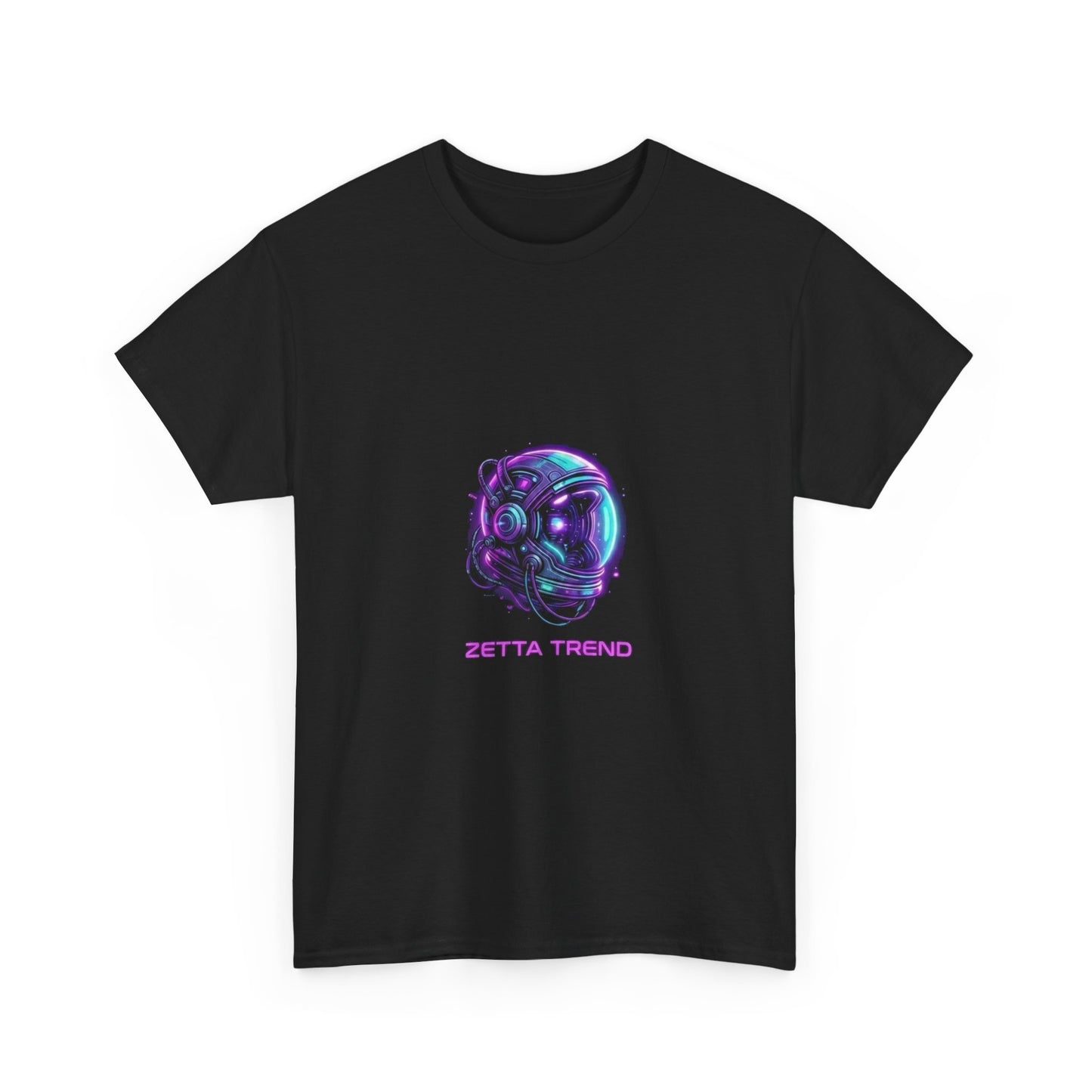 ZettaTrend Astronaut Helmet Tee - Futuristic Space Theme