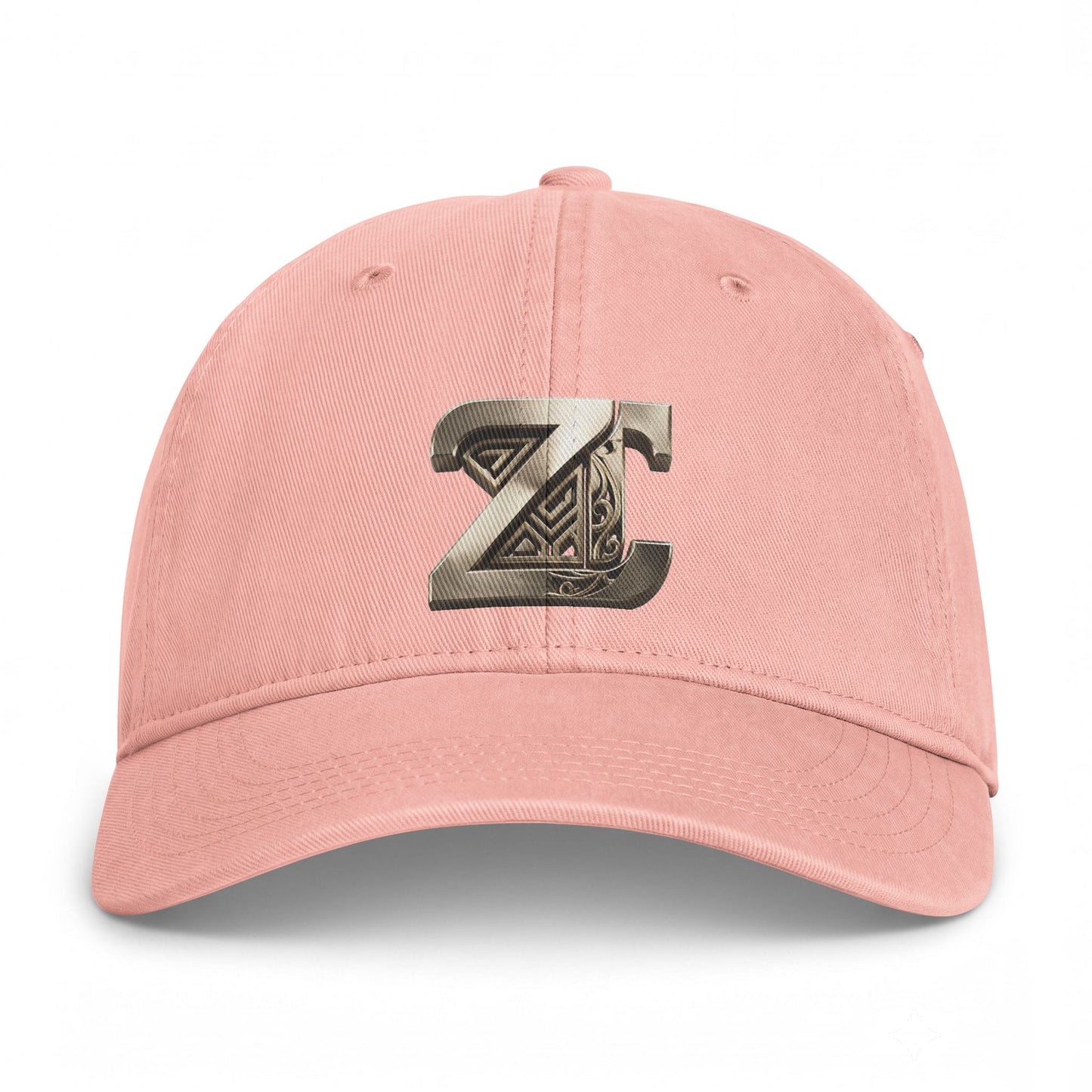 Washed Coastal Cap — Embroidered 'Z' Monogram Hat
