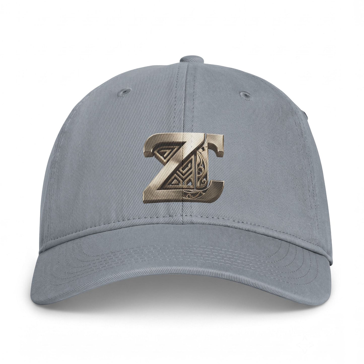 Washed Coastal Cap — Embroidered 'Z' Monogram Hat