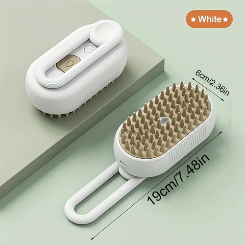 Pet Steam Brush Cat And Dog Deshedder Tool for Grooming And Hair