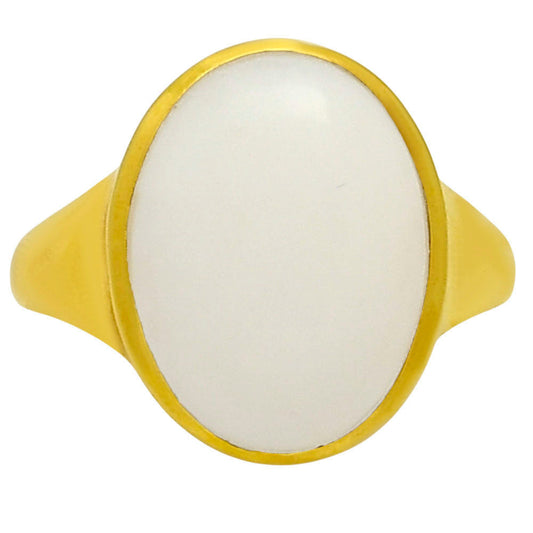 White Opal Ring size-8.5 RM-1004 TR01126