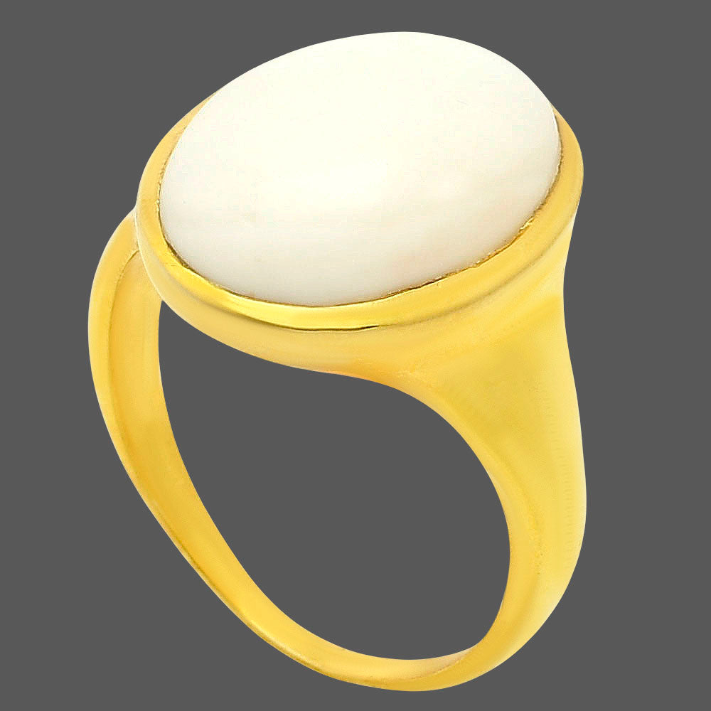 White Opal Ring size-8.5 RM-1004 TR01126