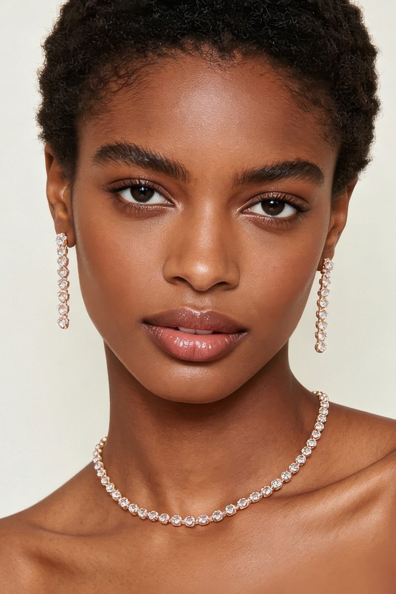 Women's Necklace Set Choker BYMANYC ® New York PARK AVENUE CRYSTAL - New Collection