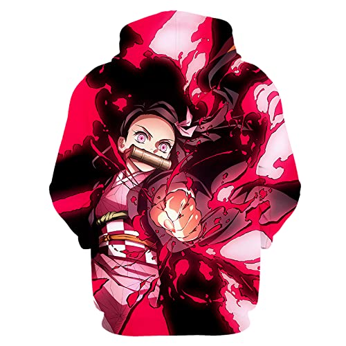 Demon Slayer Nezuko Blood 3D Attack Hoodie