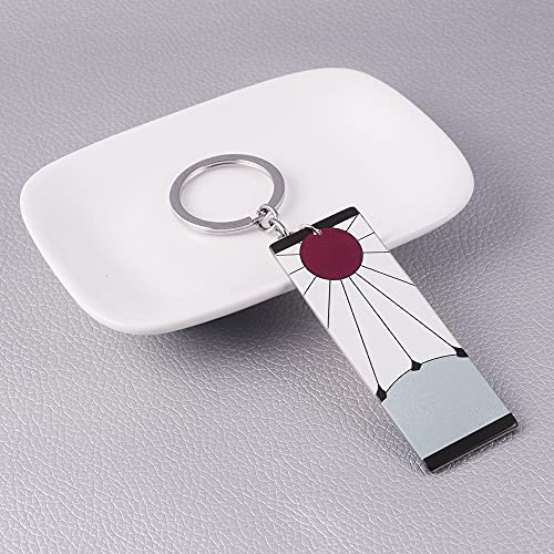 Demon Slayer Tanjiro Earring Inspired Keychain Style 2