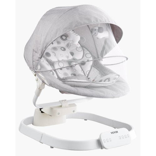 Baby Swing, Baby Rocker for Infant with 3 Speeds & 3 Seat Positions,